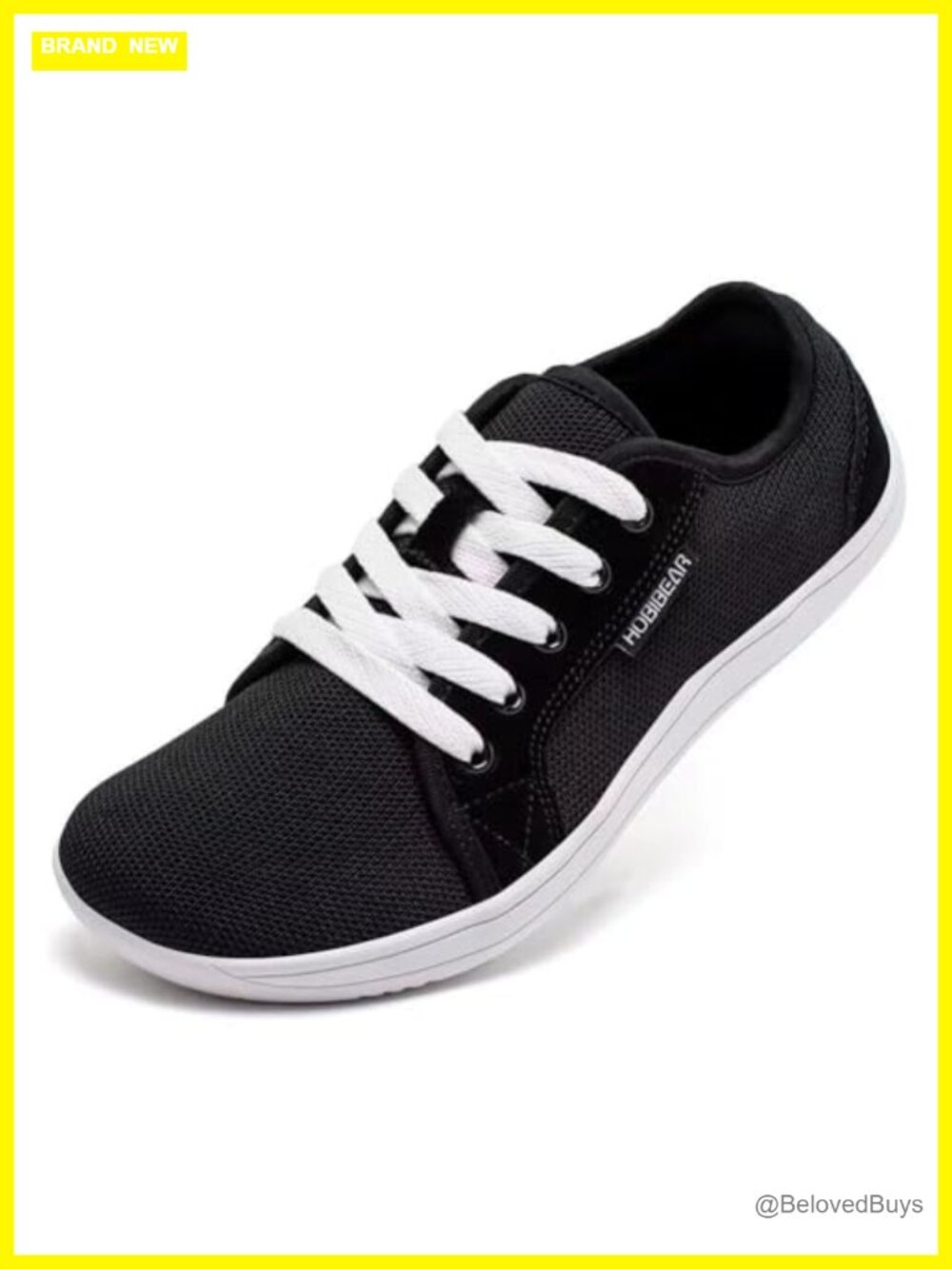Unisex Wide Toe Box Zero Drop Barefoot Walking Sneakers Breathable